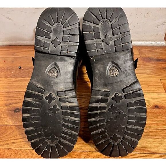 ARIAT black premium leather knee-high riding boots, waterproof, Sz10 - Picture 7 of 8